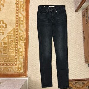 Black 311 shaping skinny Levi jeans